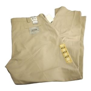 Dockers khaki pants chinos slacks 40x32 flat front tan beige